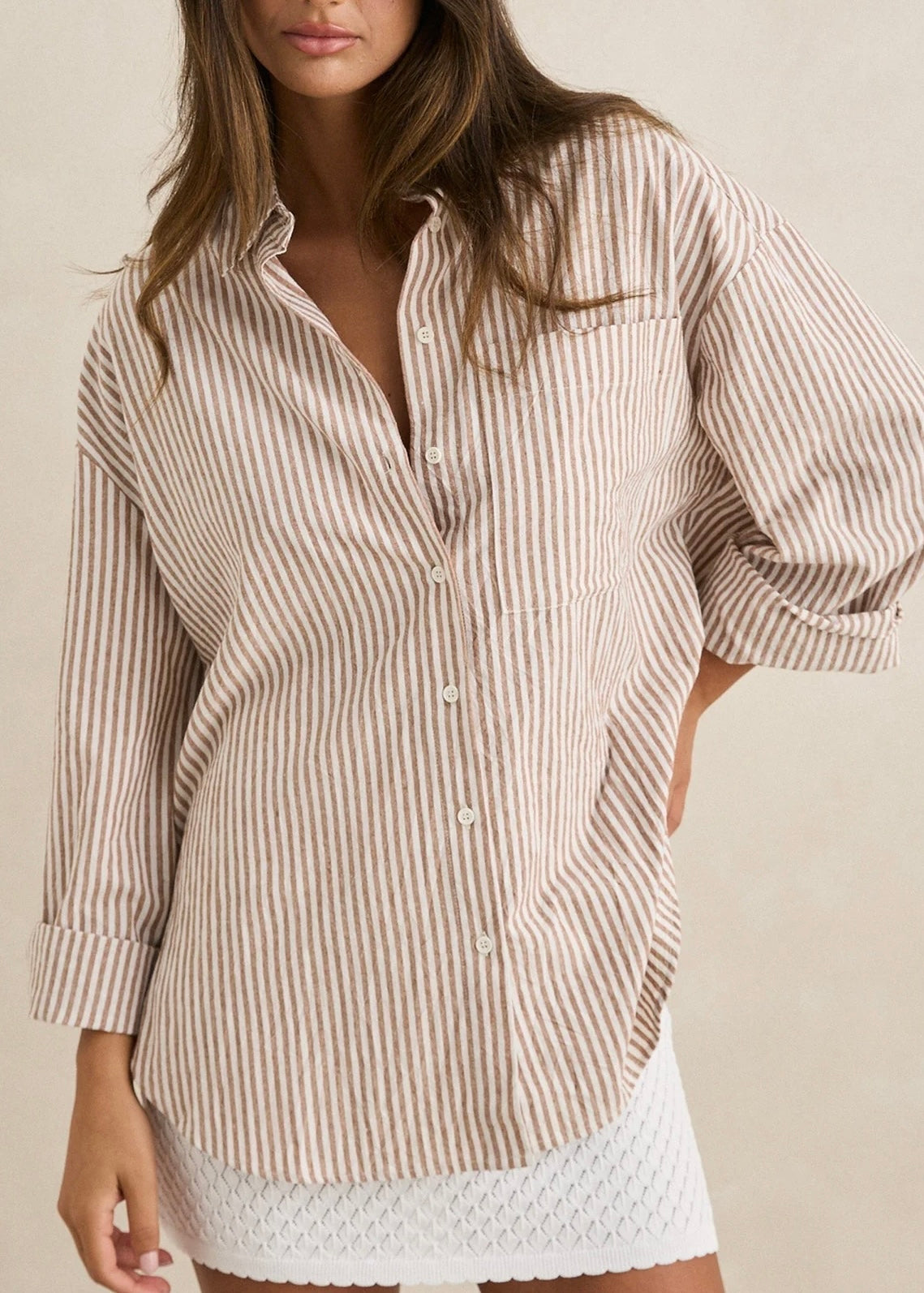 Valley Stripe Oversized Shirt