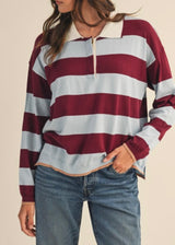 Blue Eyes Rugby Top