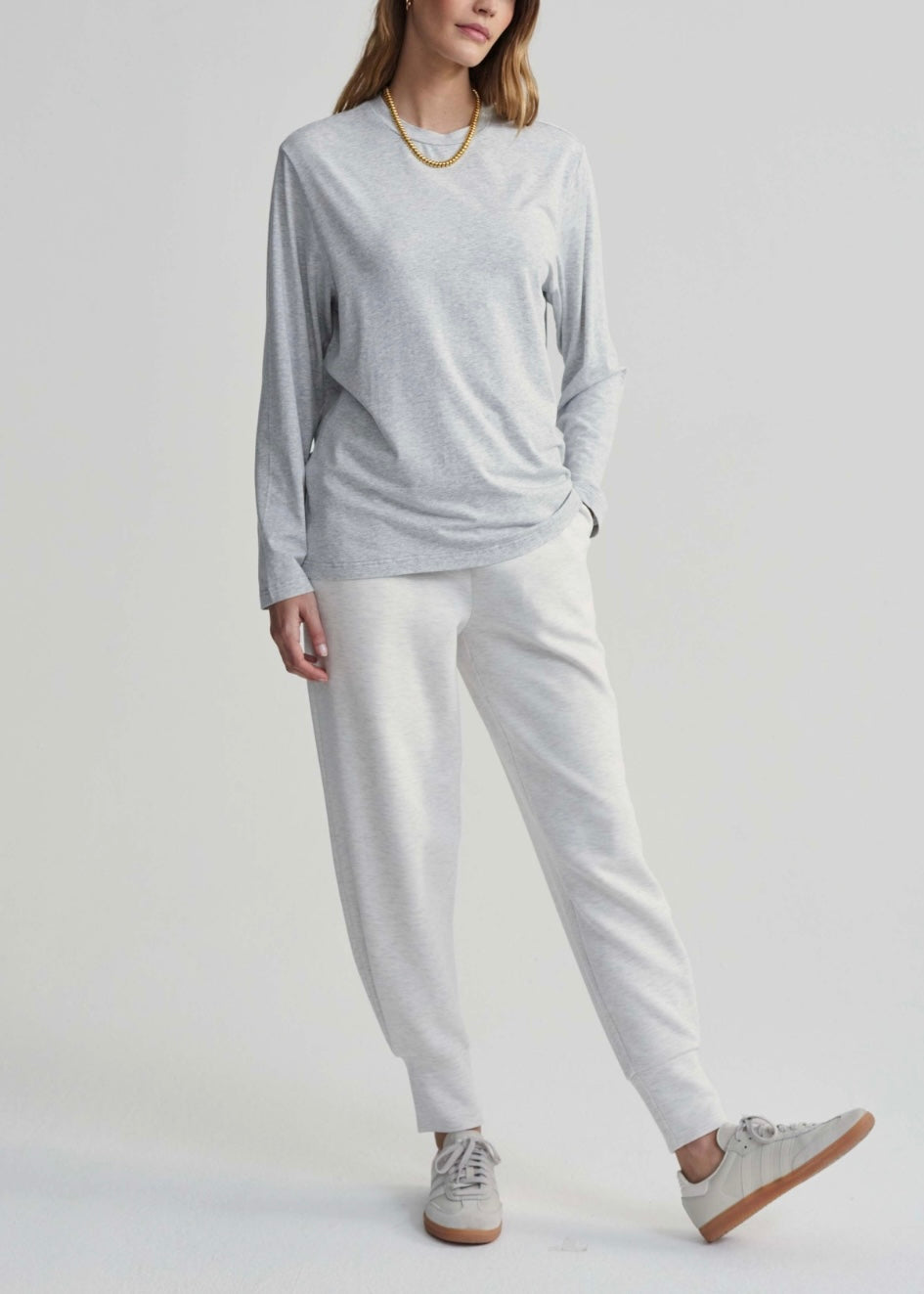 Leah Long Sleeve Boyfriend Tee