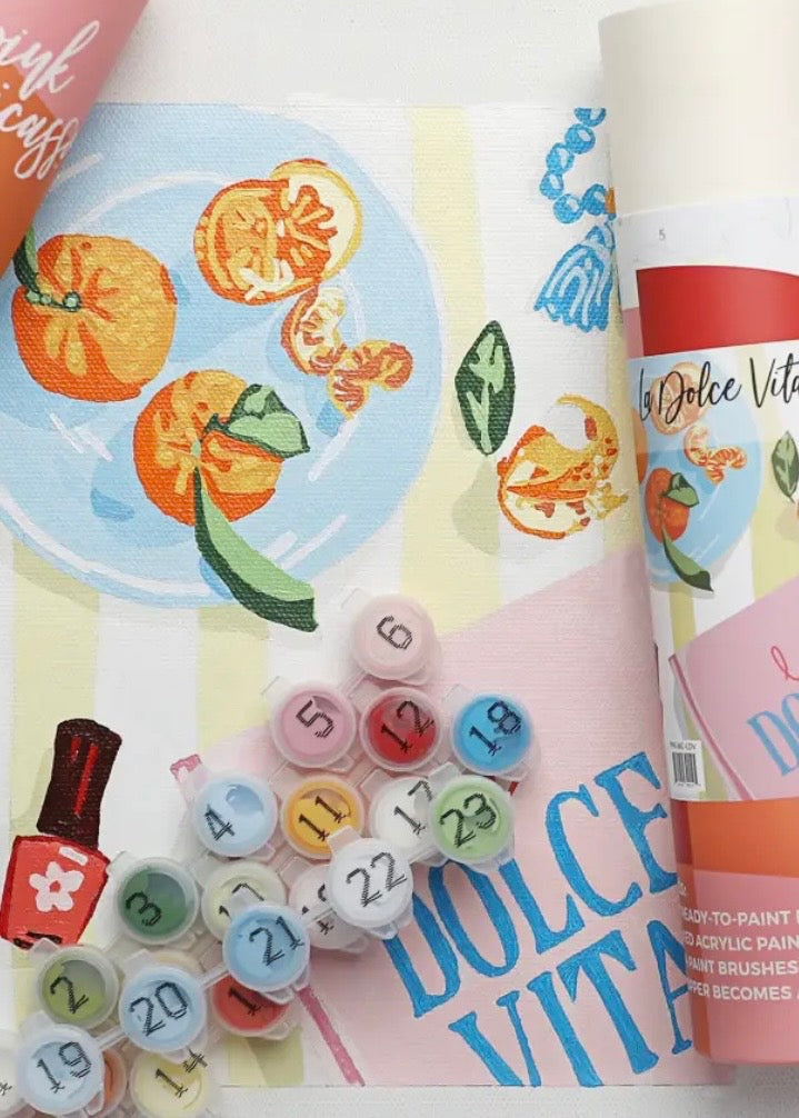 La Dolce Vita Paint by Numbers Kit
