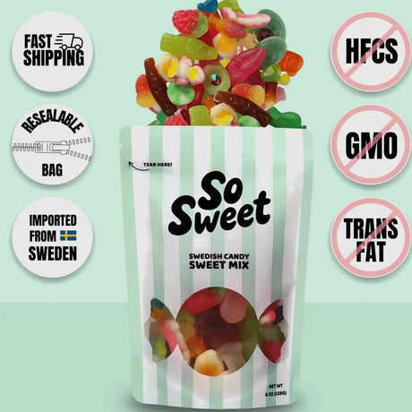 Swedish Candy Sweet Mix (8 oz)