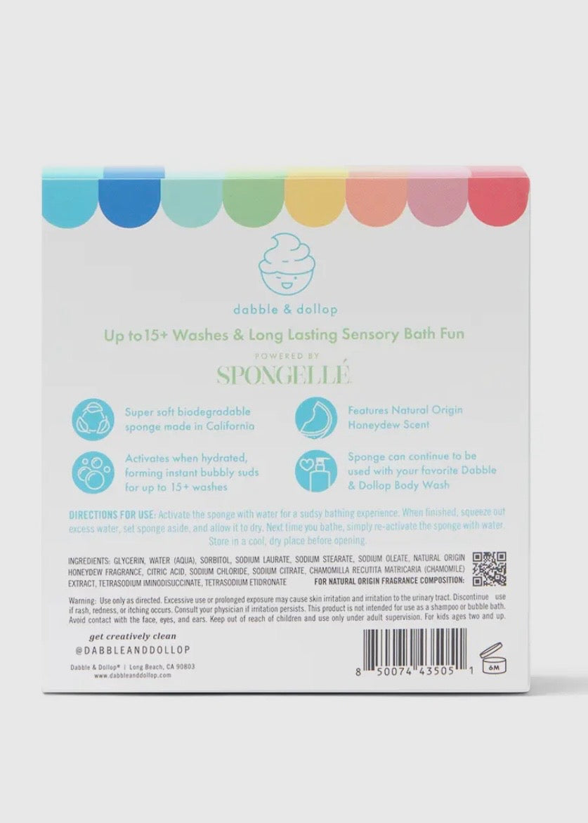 Sponge Pop® Sponge with Built-in Body Wash - Honeydew