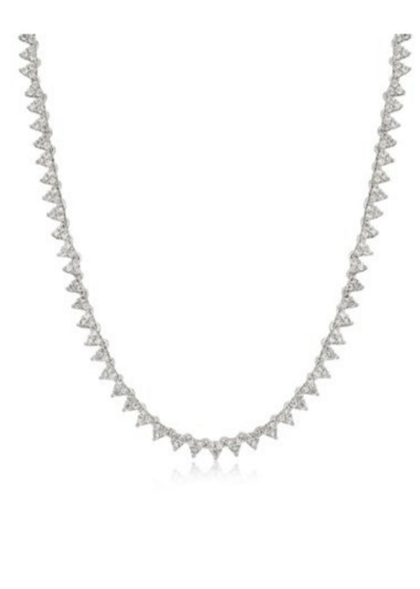 The Isabelle Stud Tennis Necklace