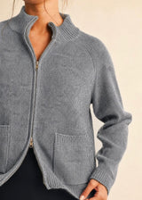 Marina Zip Up Sweater