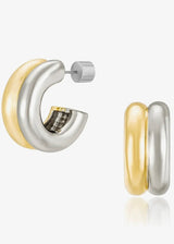 Nolan Two-Toned Hoops
