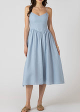 V Waist Maxi Dress