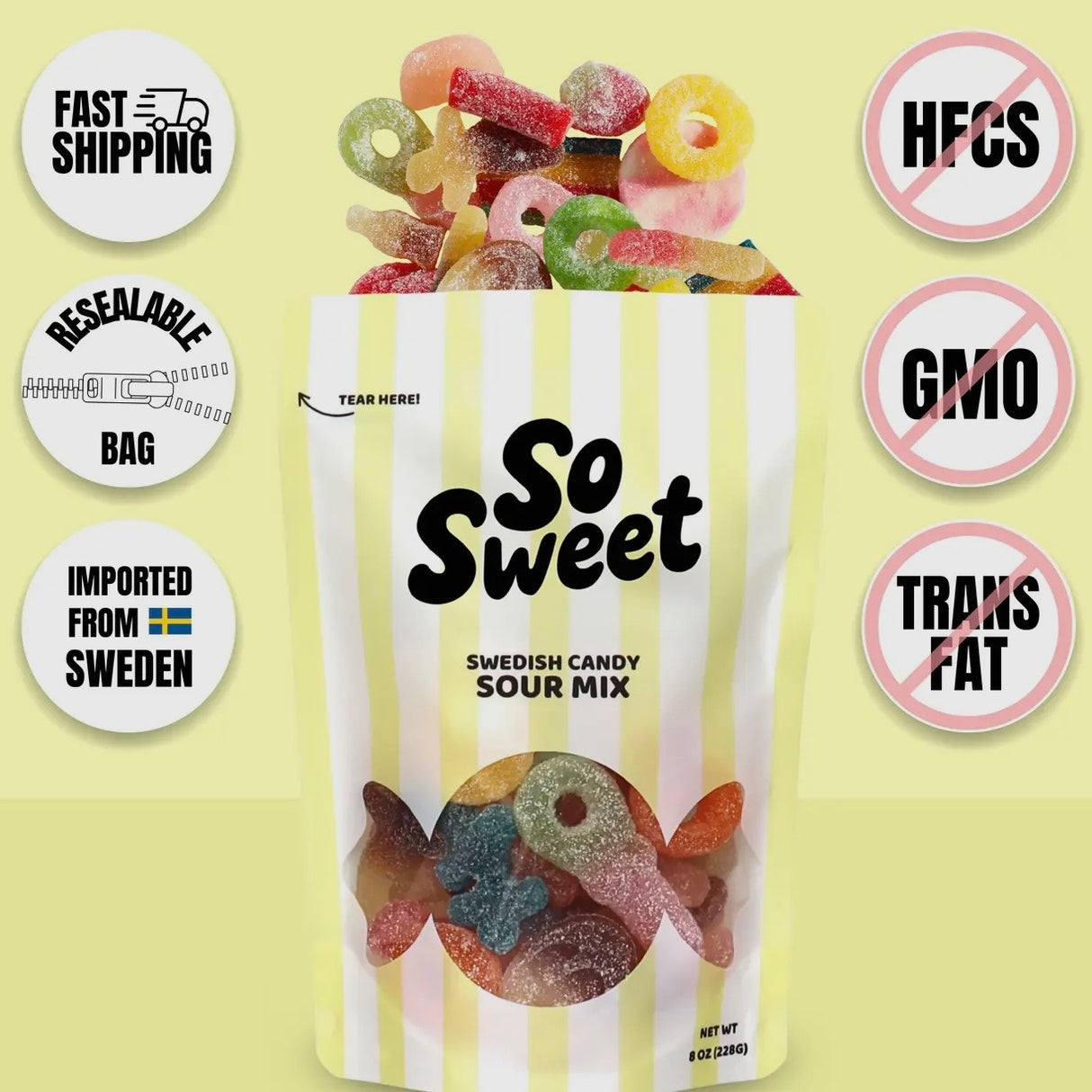 Swedish Candy Sour Mix (8 oz)