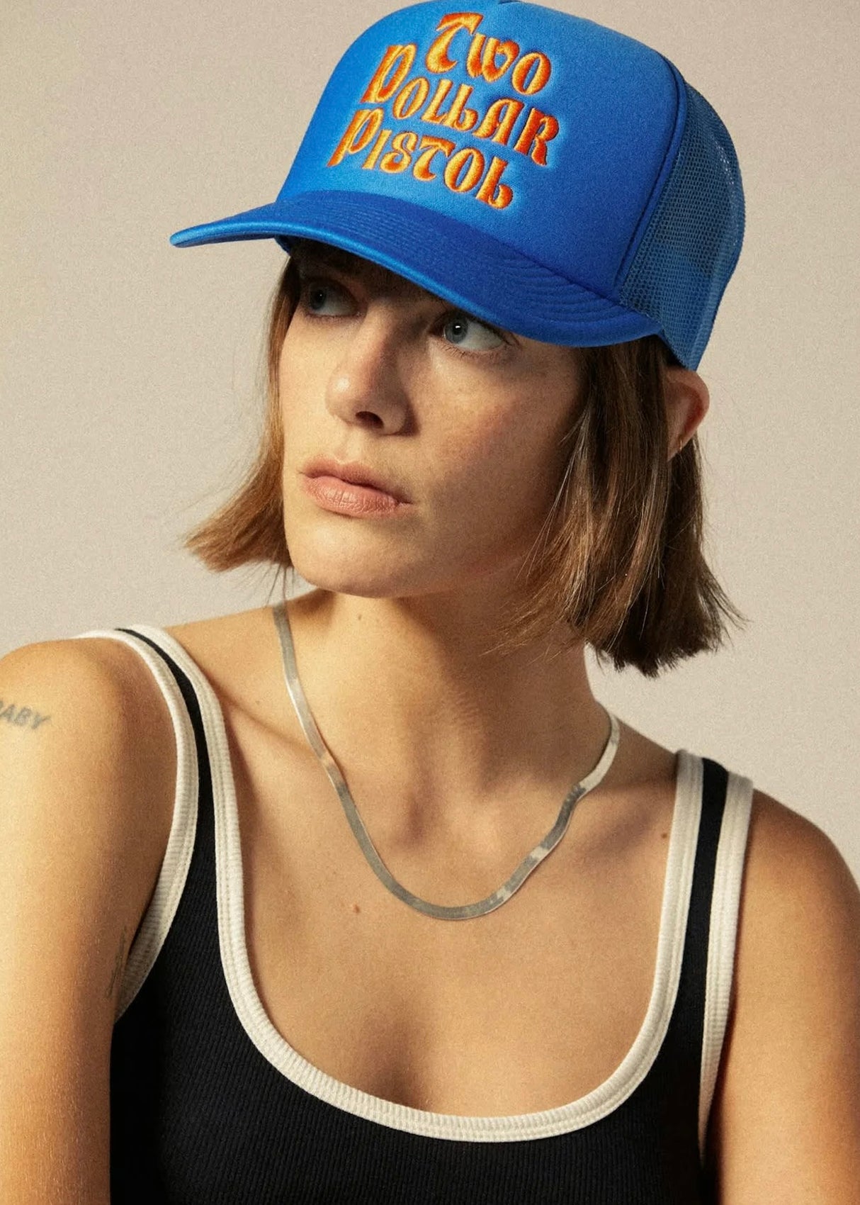 Two Dollar Pistol Net Plus Trucker Hat