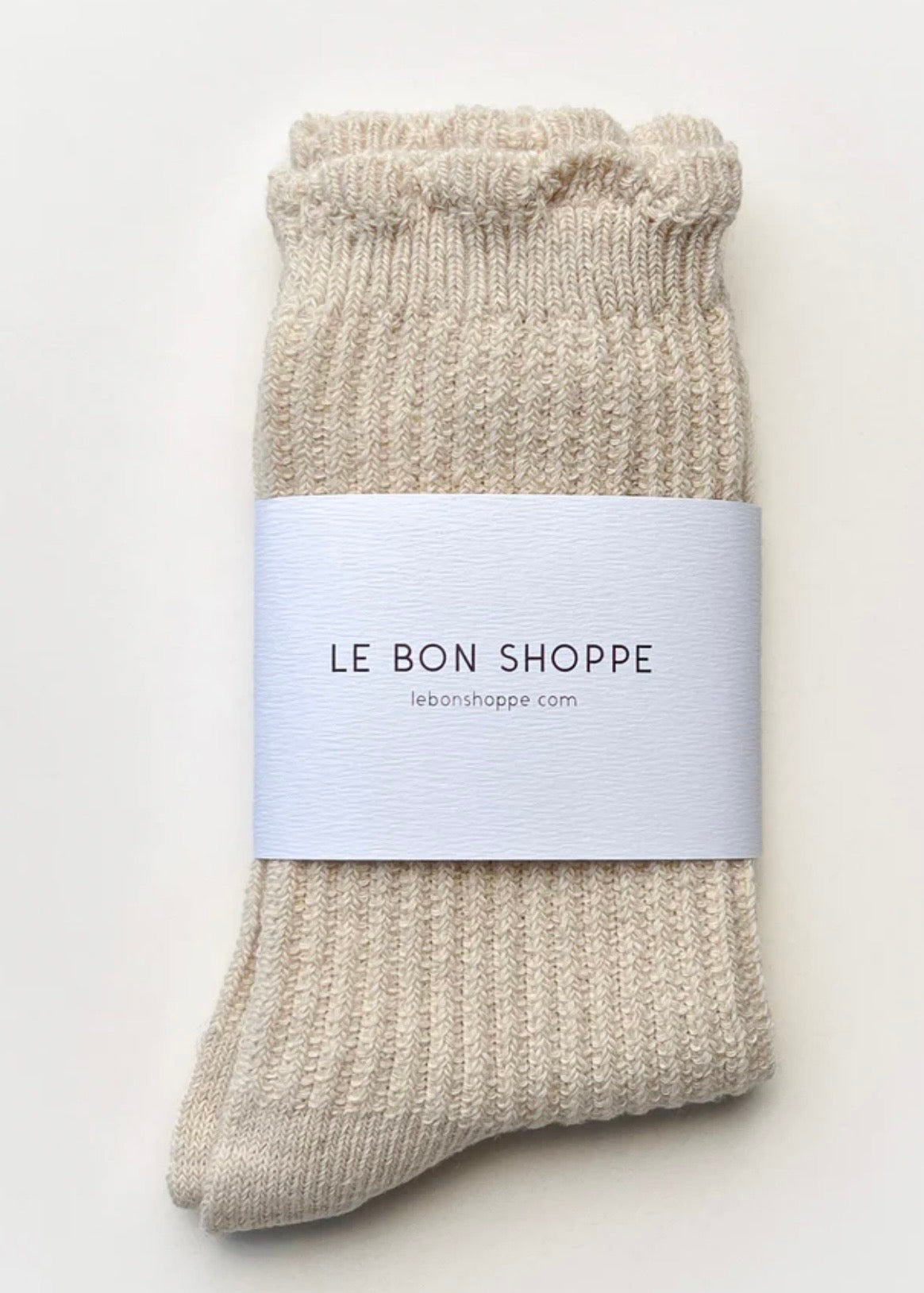 Linen Scallop Socks