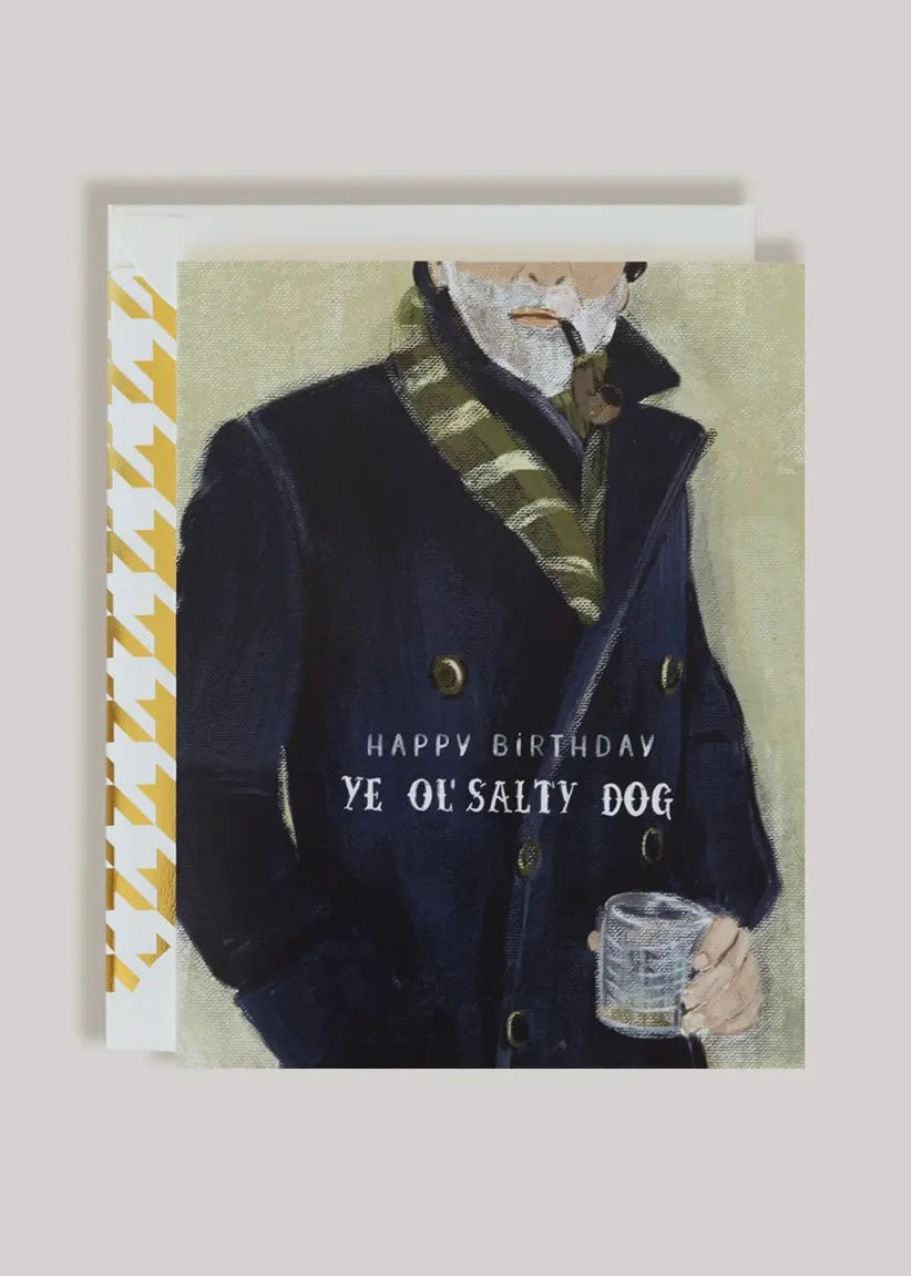 Happy Birthday Ye Ol' Salty Dog Card