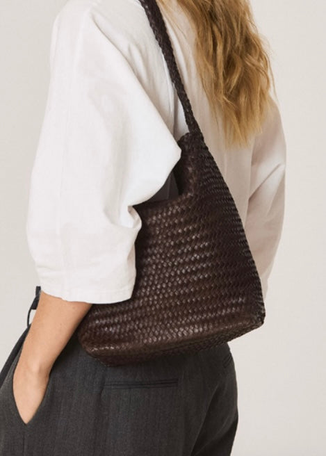 Woven Leather Bag