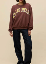 Willie Nelson in Austin Oversized Crew Sweatshirt