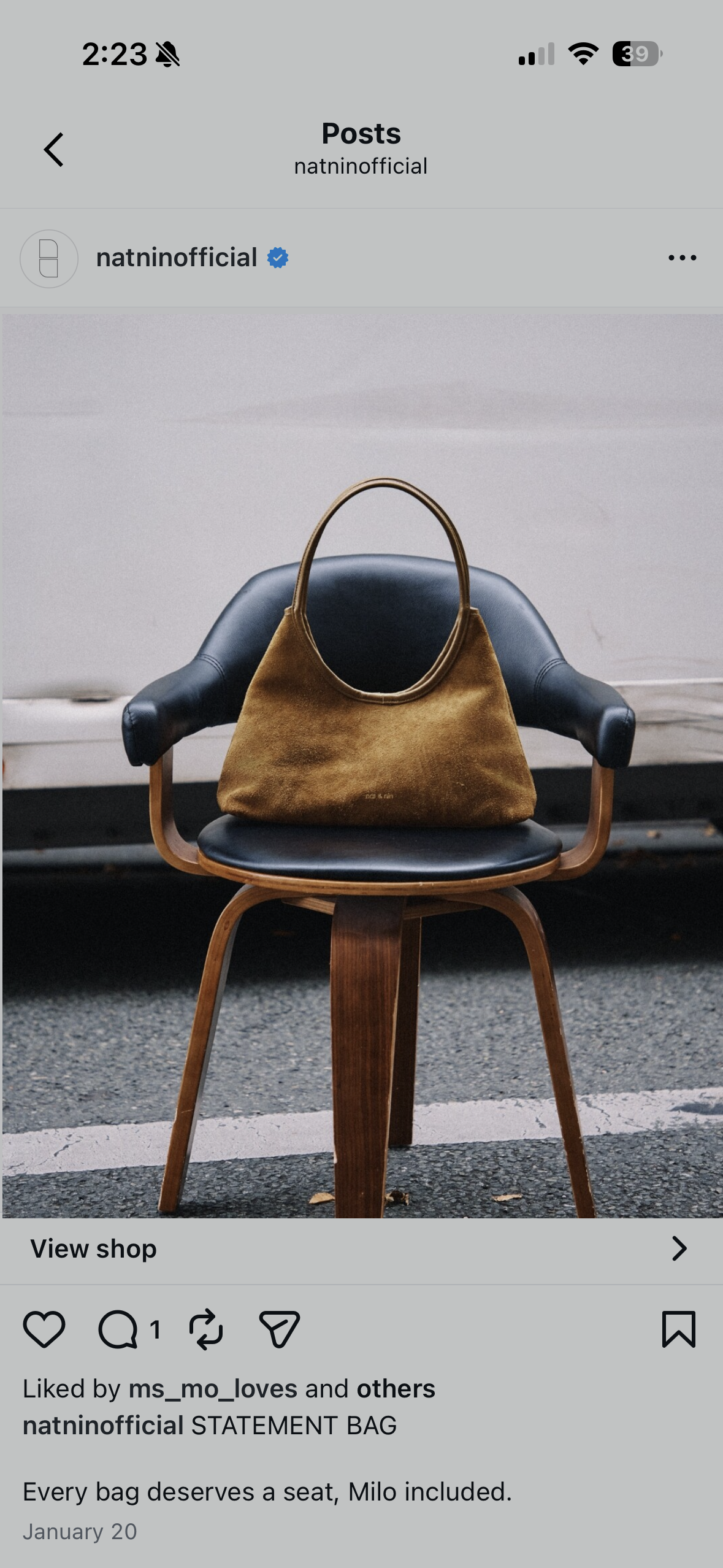 Milo Shoulder Bag