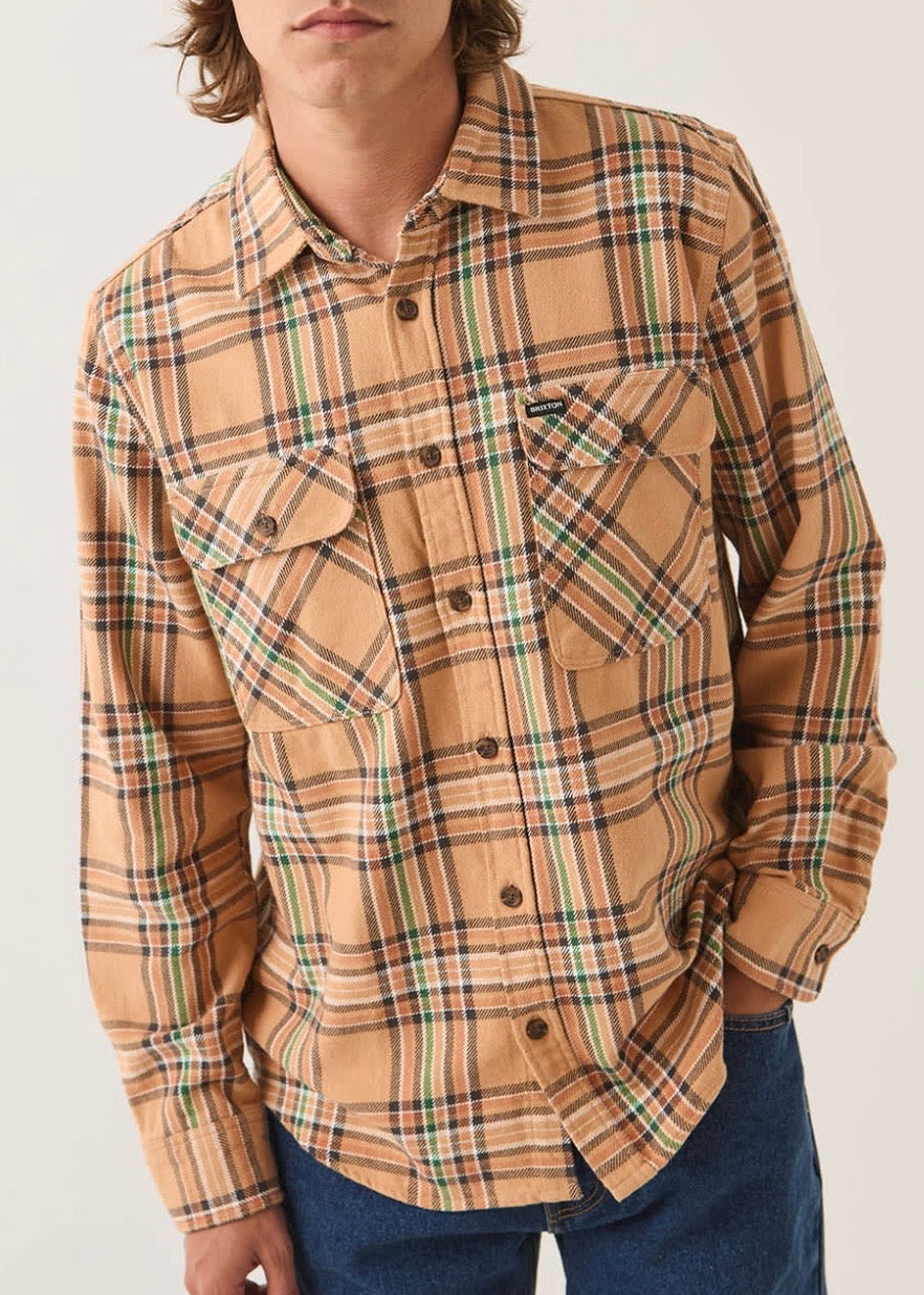 Bowery Flannel Khaki/Multi