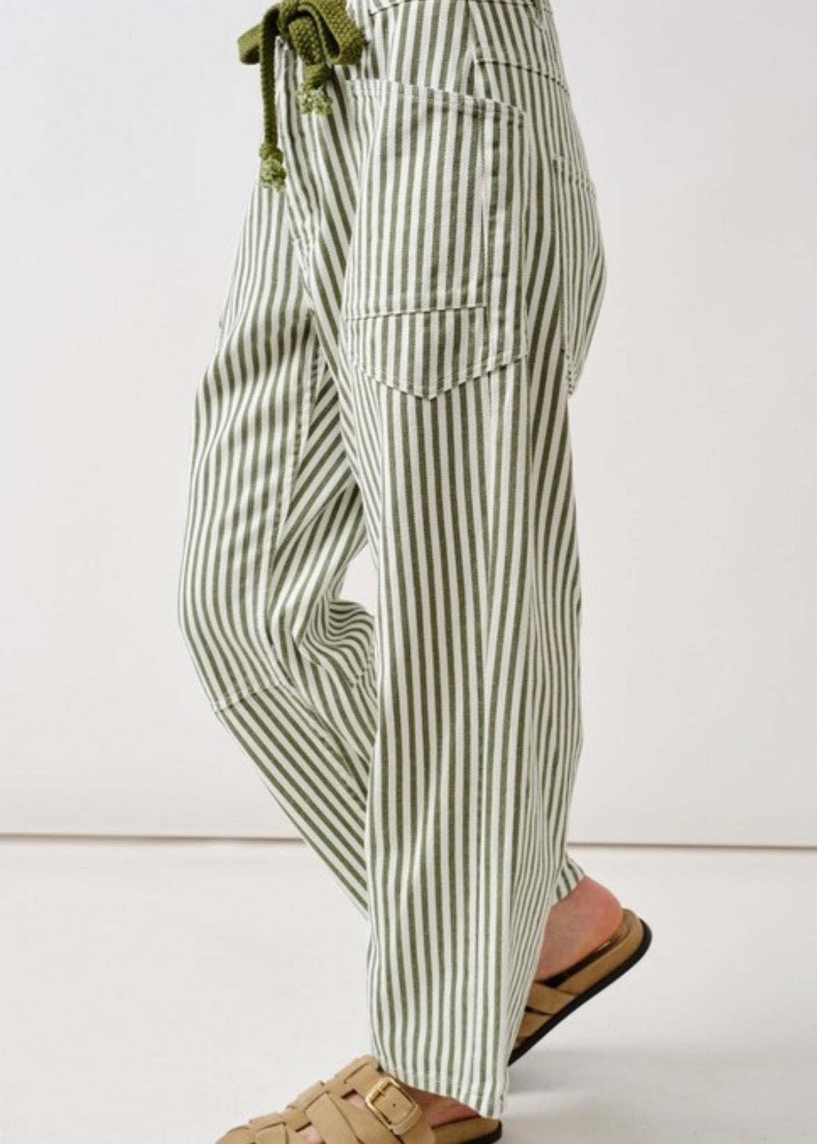 Danny Barrel Pants with Drawstring