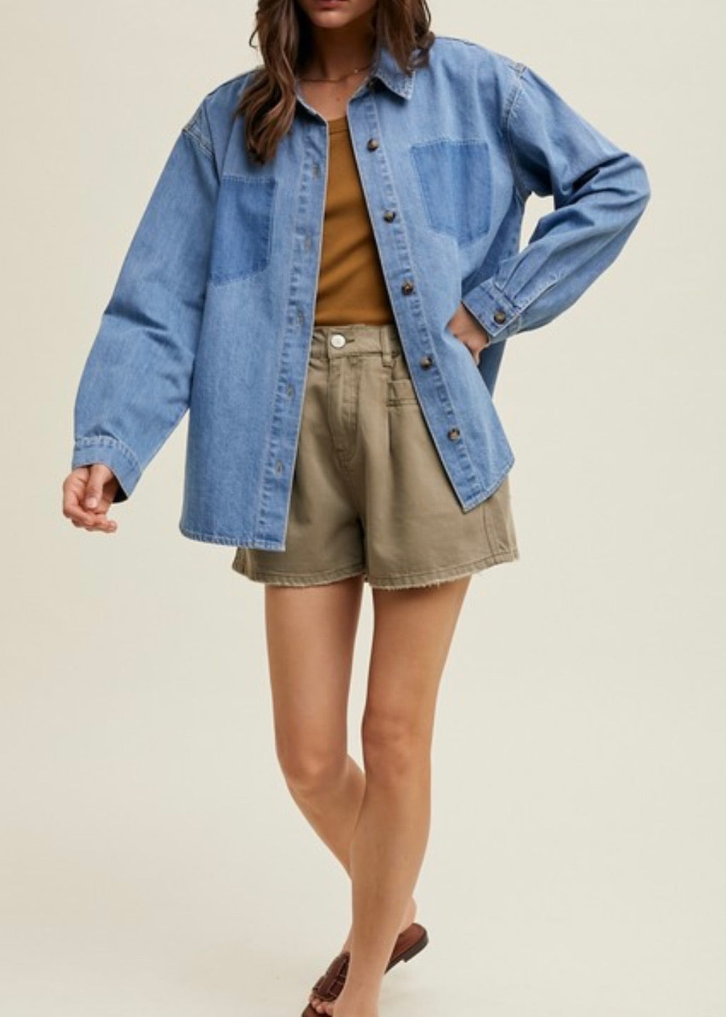 Juno Denim Top