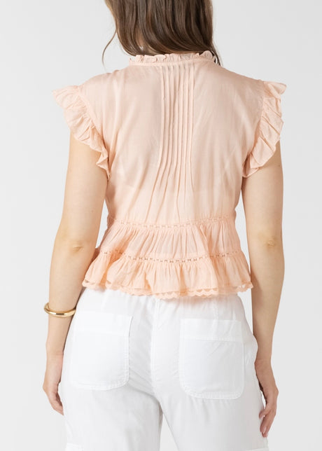 Lace Peplum Blouse