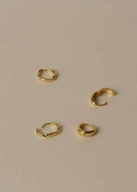 Rory Rope Twist and Thick Earring Set