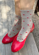 Heart Sneaker Socks
