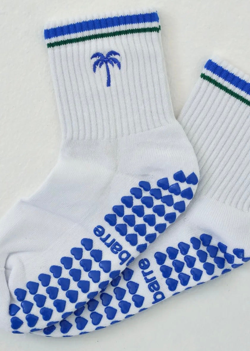Palm Tree Grip Socks