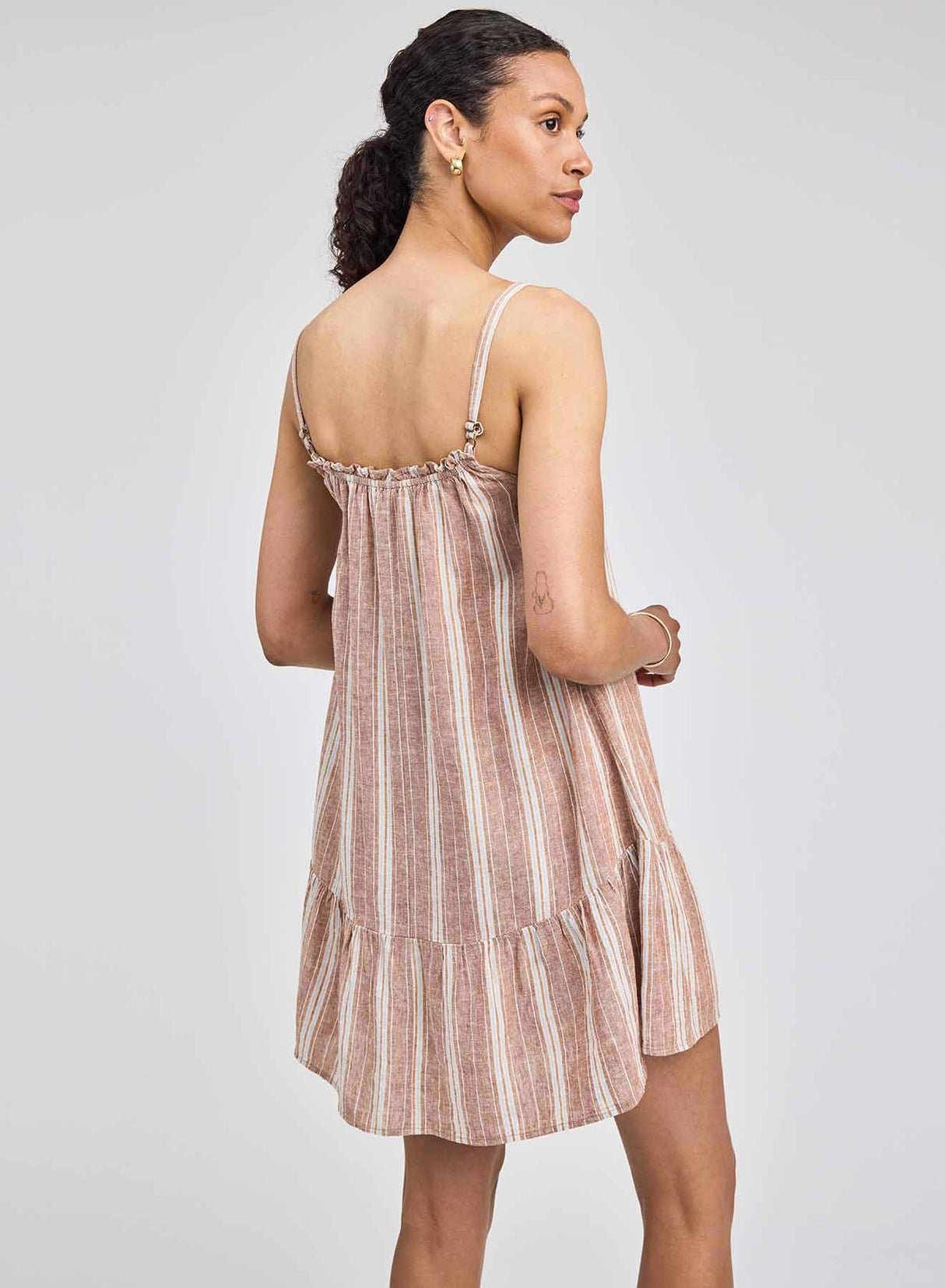 Stephanie Striped Mini Dress