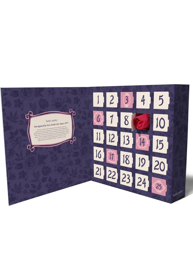 Advent Calendar Low Rise Thong 25 pack
