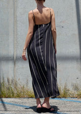 Simone Striped Midi Dress