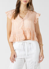 Lace Peplum Blouse