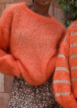 Leonnie Mohair in Burnt Orange