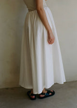 Cotton Midi Skirt