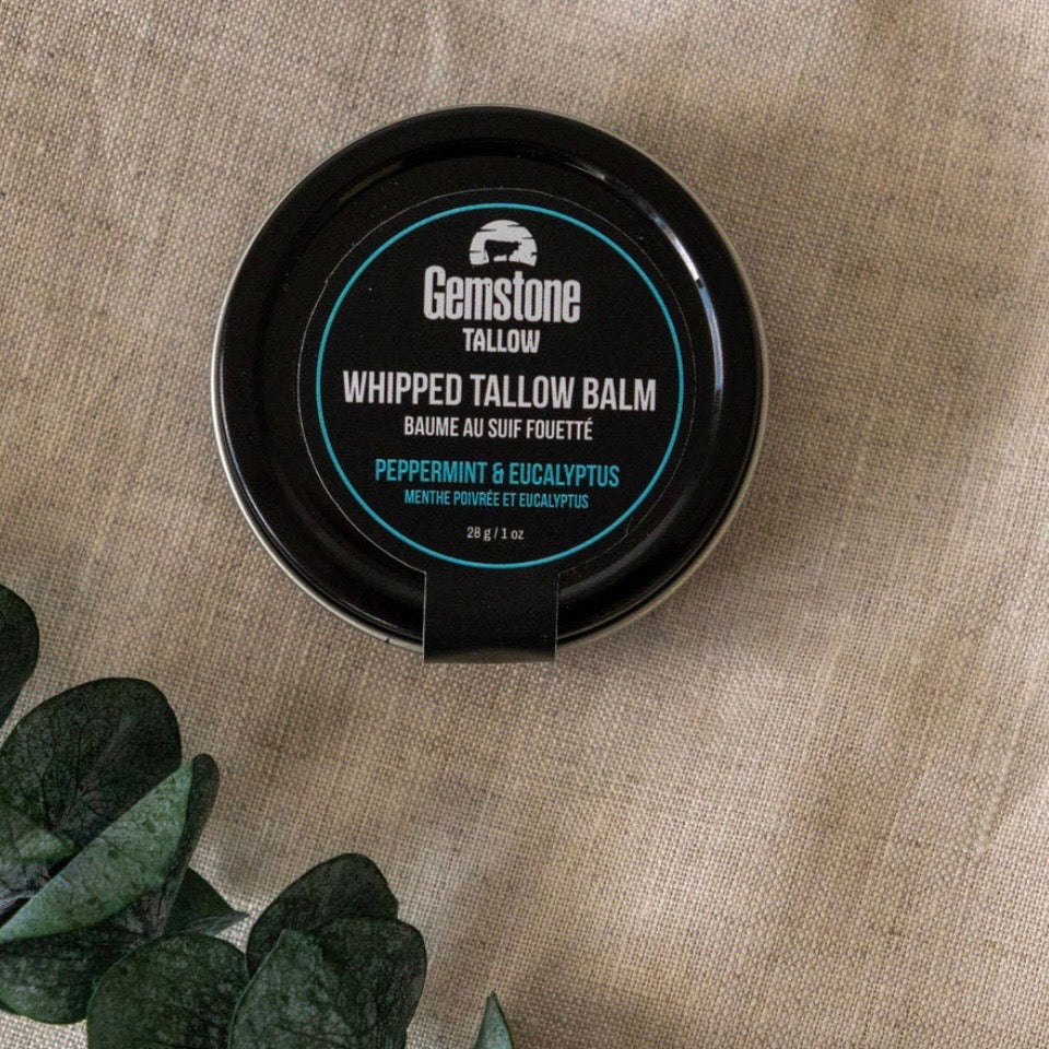 Peppermint Eucalyptus Whipped Tallow Balm