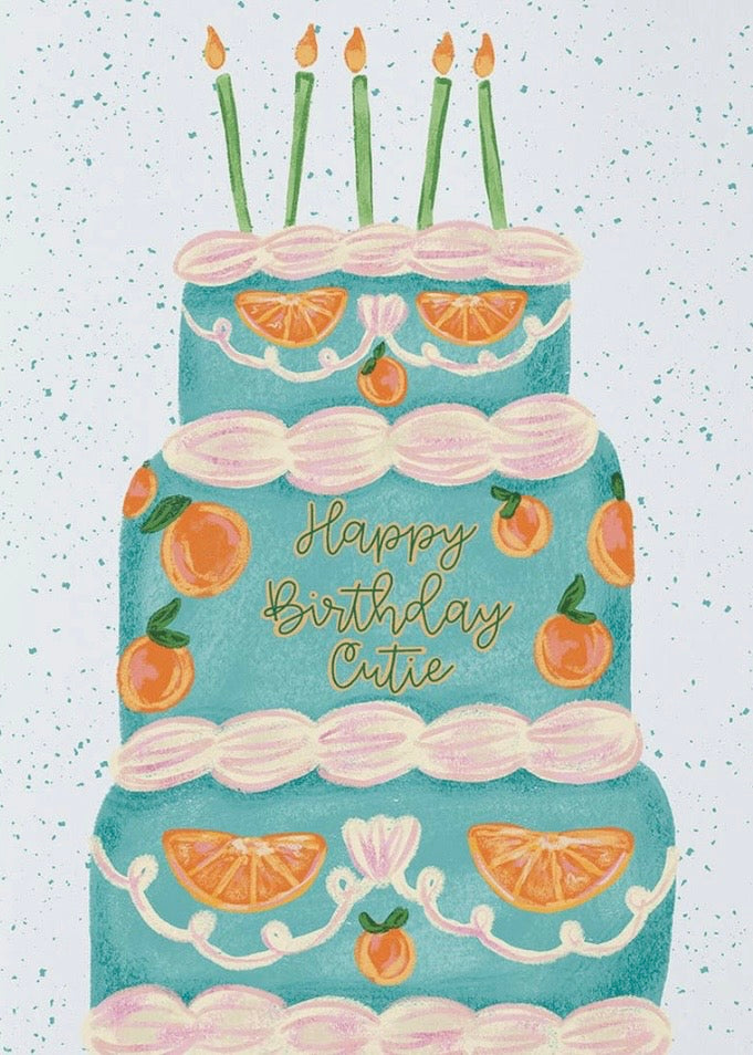 Happy Birthday Cutie Cake