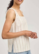 Vera Linen Stripe Tank