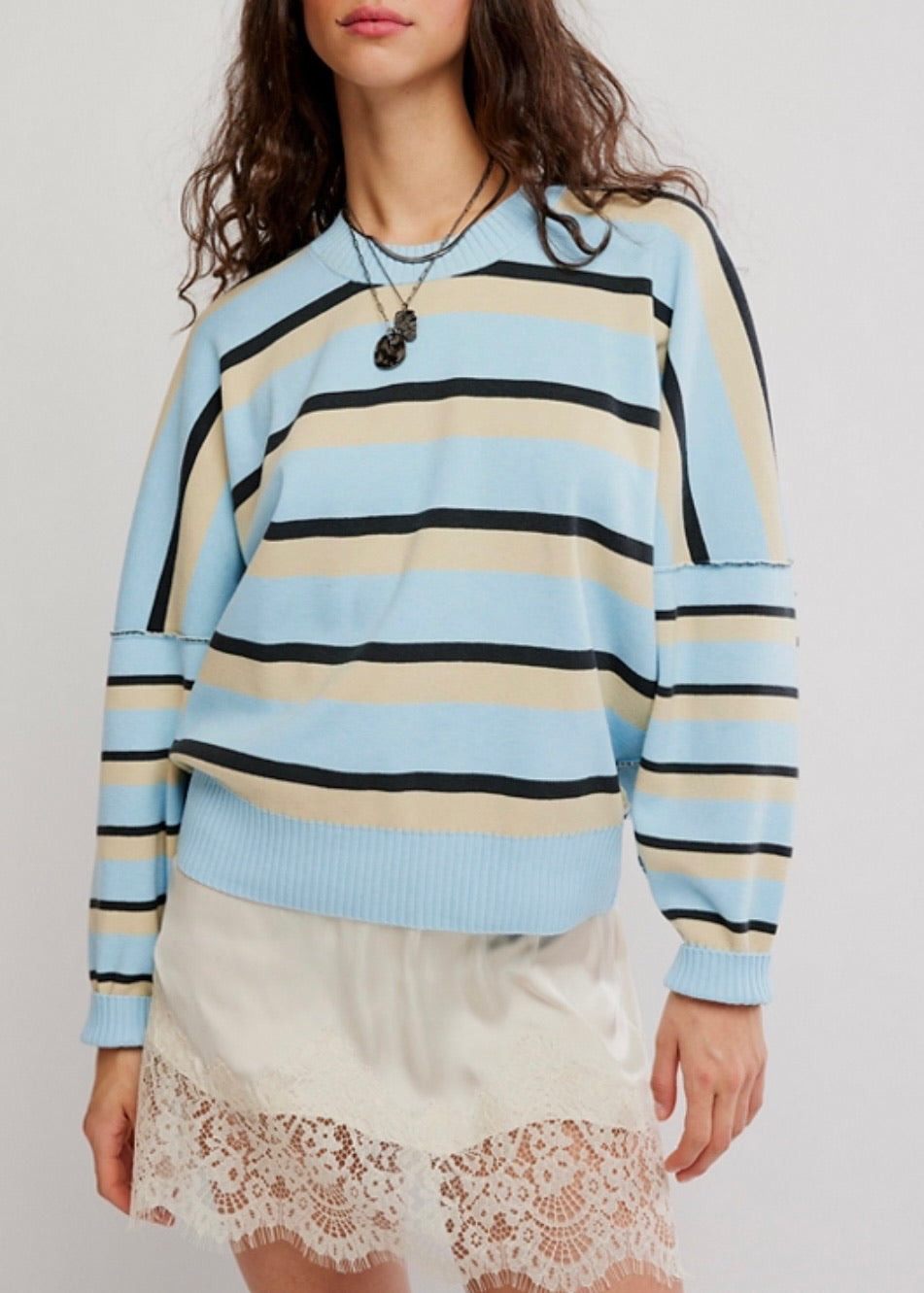 Striped Alma Pullover