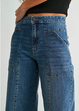 Livie Long Pocket Straight Jean