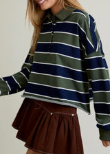 Shaun Cropped Rugby Polo