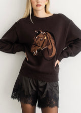 Elle Knit Horse Sweater