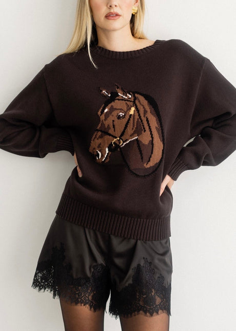 Elle Knit Horse Sweater