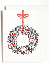 Wreath | Holiday | Letterpress Card