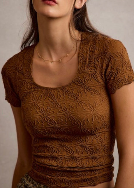 Phoebe Floral Textured Top