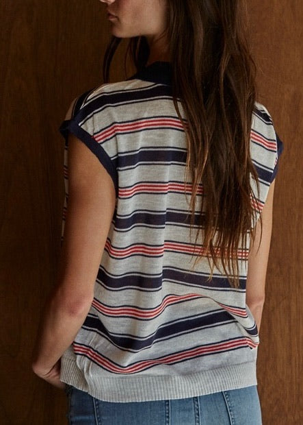 Summer Collared Top