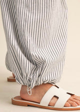 Stripe Balloon Pants