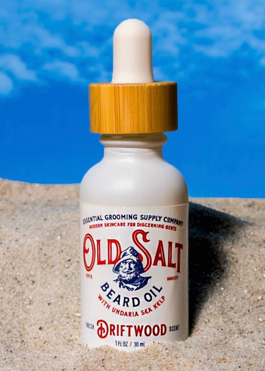 Beard Oil - Driftwood with Undaria Sea Kelp
