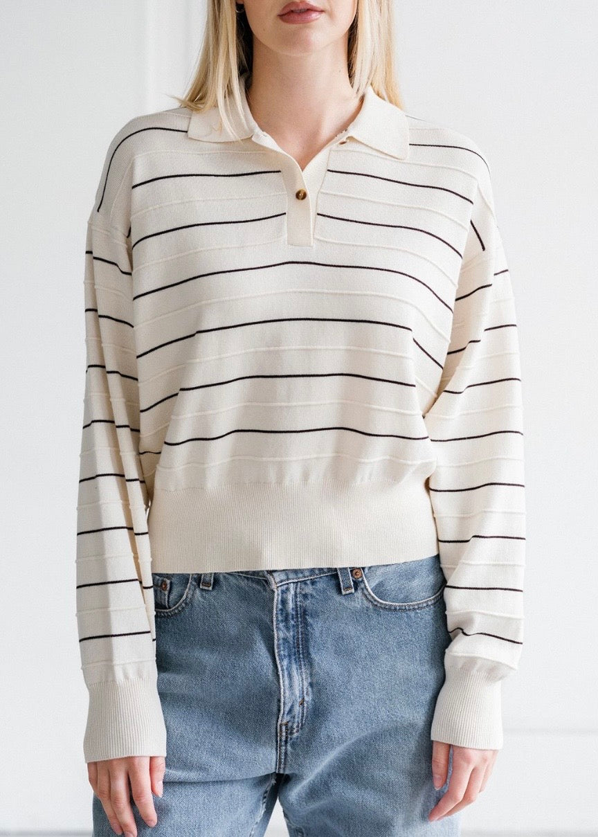 Knit Polo Shirt