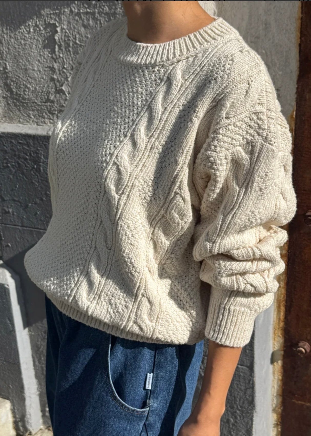 *pre-order Cotton Fisherman Sweater