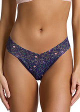 Signature Lace Printed Thong