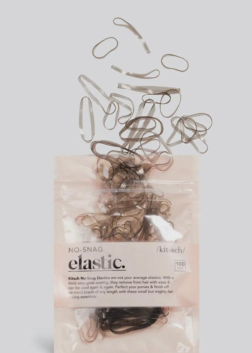 No-Snag Elastic 100 Pc - Clear