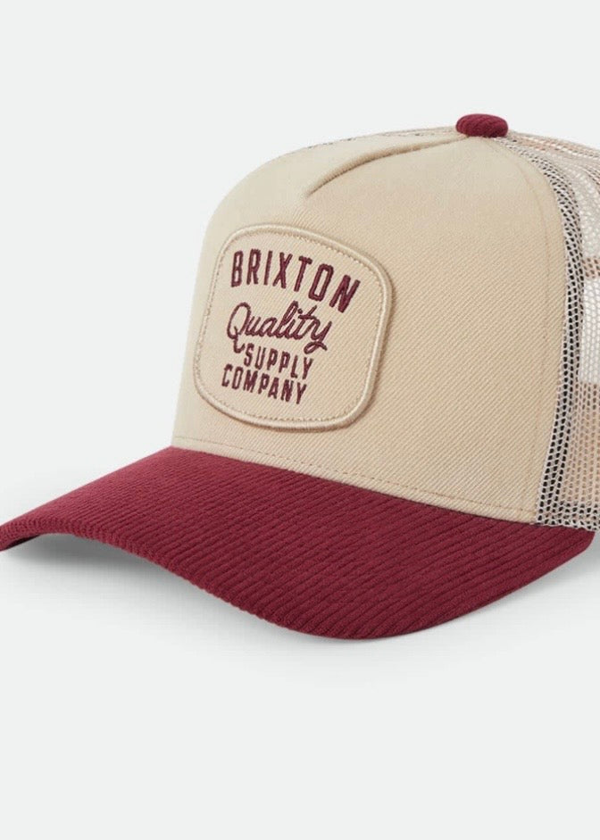 Hubal C MP Trucker Hat Oatmeal/Dark Brick
