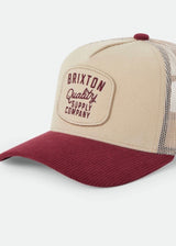 Hubal C MP Trucker Hat Oatmeal/Dark Brick