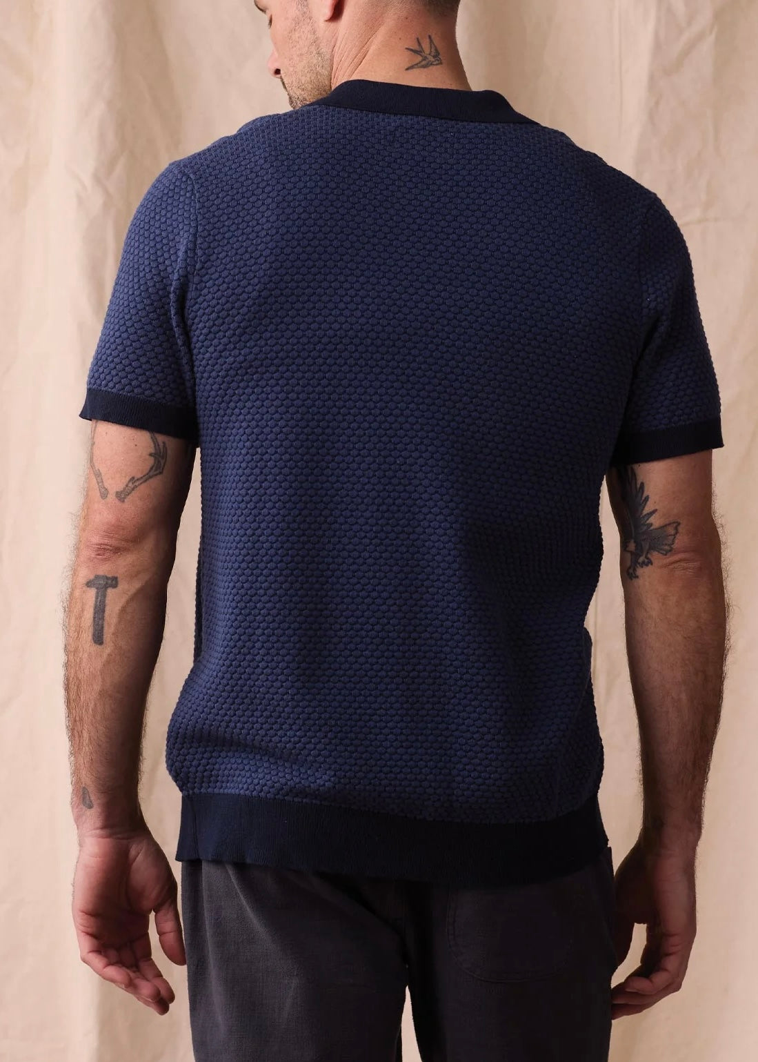 Robles Knit Jacquard Button Up